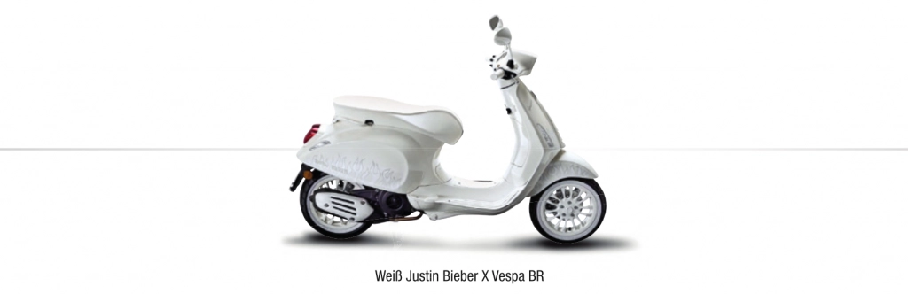 Vespa Sprint Justin Bieber x Vespa 50